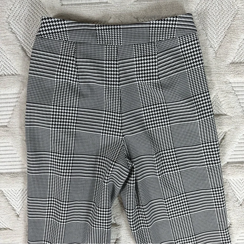 CYNTHIA ROWLEY Pants Sz 6 Houndstooth High Rise Trouser - Picture 13 of 14